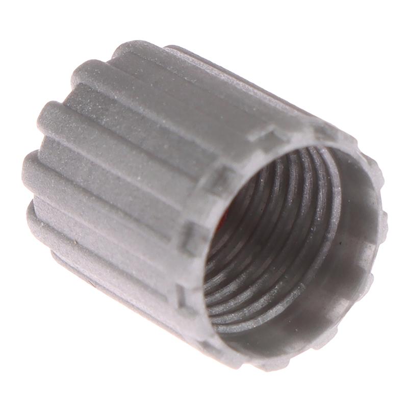 10Pcs Car Tire Valve Stem Caps Nylon Tyre Air Port Dust Covers W/ Gasket Gray Car Accessories For Auto Bike Air Valve Caps