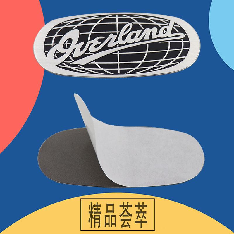 3D Overland для внедорожника, стайлинг автомобиля, крыло, эмблема задней двери багажника, наклейка-значок