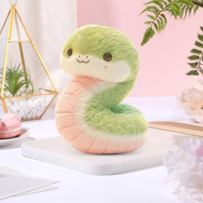 Плюшевая игрушка Yousheng Snake, мягкая кукла-змея, милая маленькая тряпичная кукла-змея 25 см, мягкий подарок на тему зодиака змея для детей и взрослых на день рождения