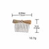Sweet Teeth Acetic Acid Bow Hair Comb Fixed Combs Styling Tool Bow Hair Clip Korean Style Headwear Barrettes Side Clip Student
