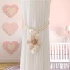 Elegant Curtain Tieback Adjustable Petal Curtain Buckle Sweet Petal Curtain Straps  Bedroom