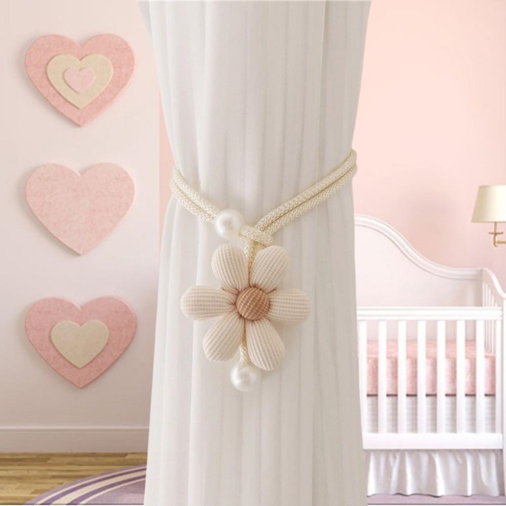 Elegant Curtain Tieback Adjustable Petal Curtain Buckle Sweet Petal Curtain Straps  Bedroom