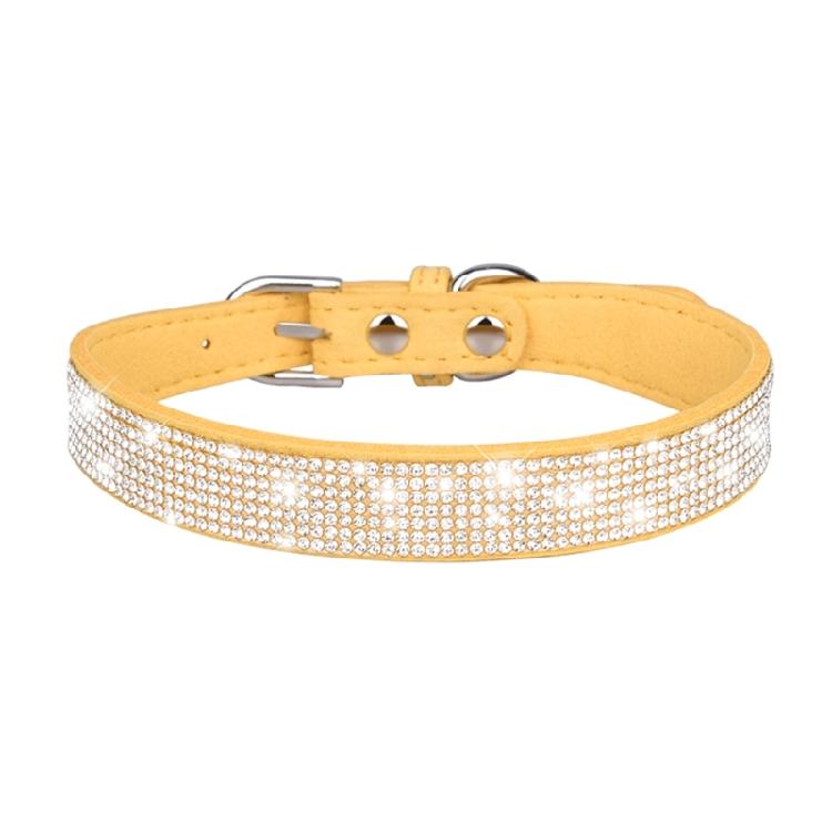 Sparkling Crystal-Diamond Adjustable Pet Collar for Puppy Small Medium Dogs Cats