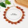Love Heart Women Clavicle Chain Choker Sweater Chain Retro Acrylic Necklace  Vacation