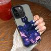 Милый Мультяшный Чехол-Кошка для iPhone 17 Air 16e 14 15 16 Plus 11 12 13 Pro Max Мягкий Чехол