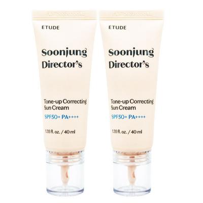 Солнцезащитный крем Sunjeong Tone-up Correction 40 мл + 40 мл
