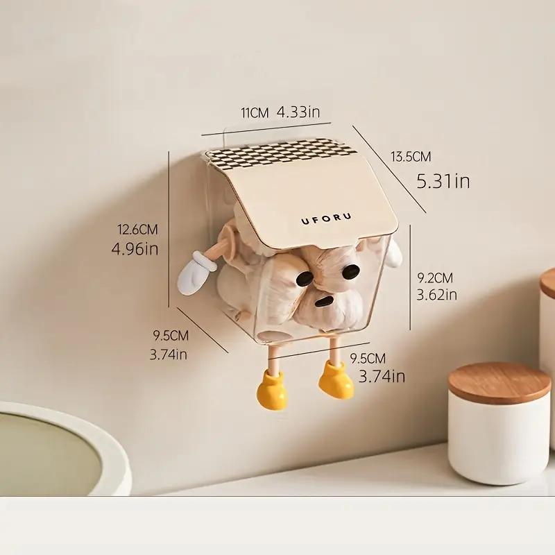 Корзина для хранения на кухне Прозрачная коробка для хранения овощей и фруктов Органайзер для специй Настенный контейнер для еды с имбирем и чесноком Кухонные гаджеты