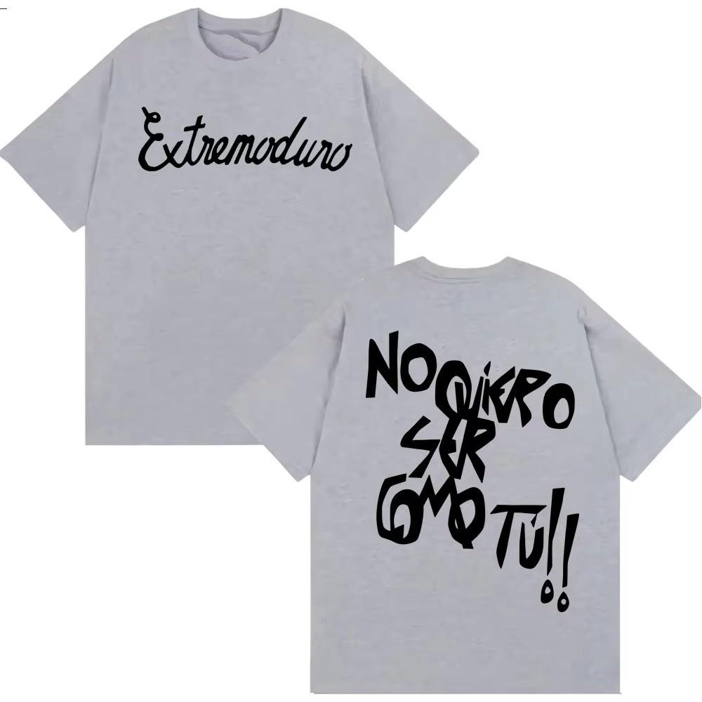 Rock Band Extremoduro Album Printed Tshirts Men Women High Quality Loose Male Cotton T Shirt Fashion Trending Oversized Tshirt