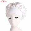 Soft Stretch Head Cover Night Sleep Hat Wide Band Satin Cap Elastic Head Wraps Hair Loss Chemo