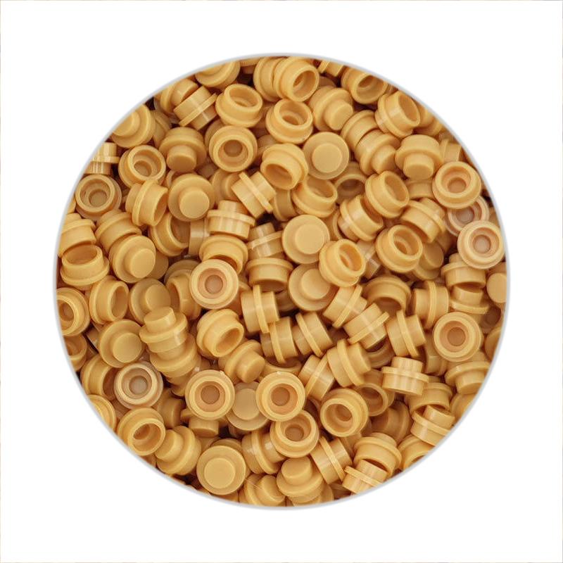 300/500/1000 шт. Сборные частицы 6141 Пластина круглая 1x1 точка DIY строительные блоки фигурки лампа кирпичи игрушка для детей 4073