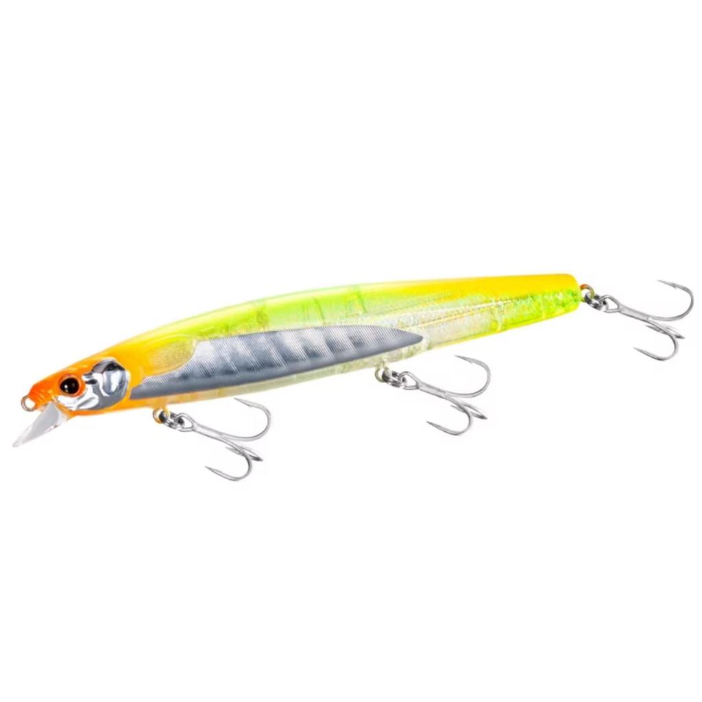 Shimano Seabass Lure Minnow Shimano x Kaiyodo Strike Fantasy Fujigoro Iwashi 129F Flash Boost 002 ST Orange AB (SHIMANO) XM-X12W