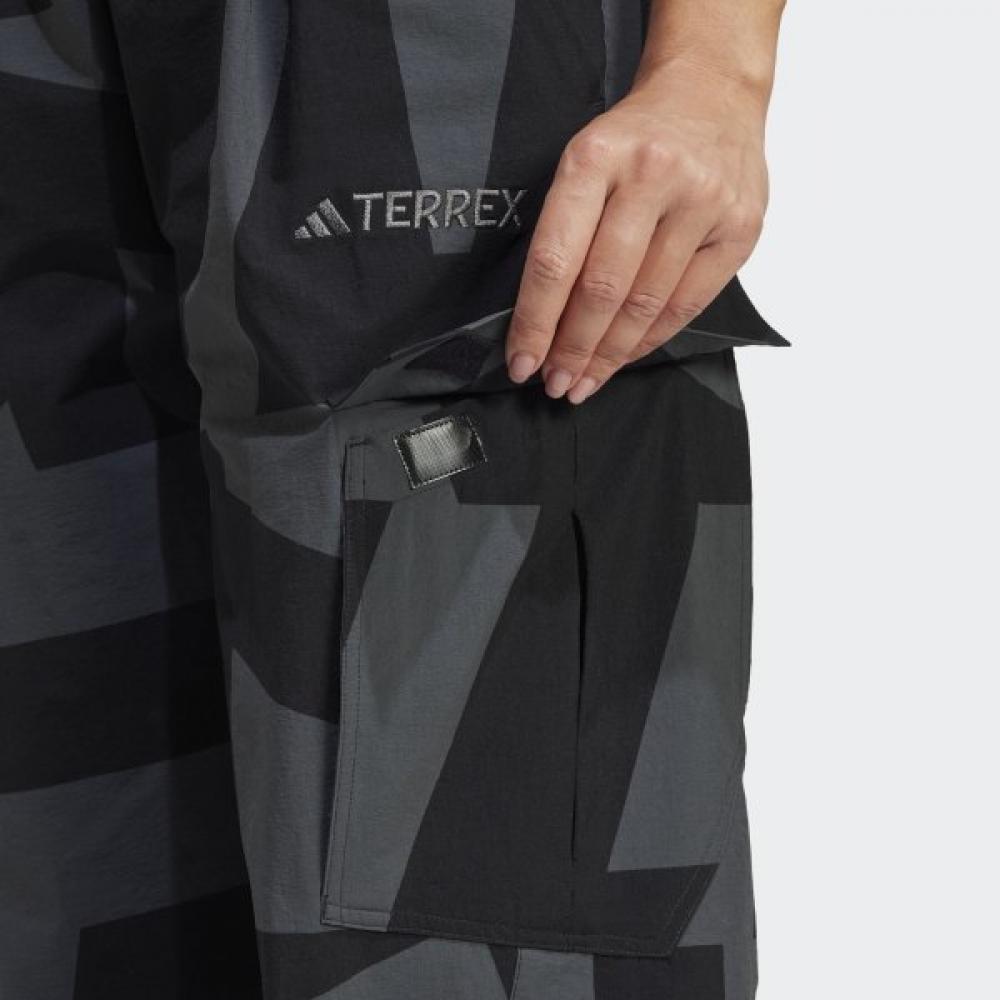 Adidas Женские брюки-карго Terex Printed от однодневных походов до горного треккинга