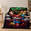 Retro Mario Cartoon Gift Flannel Blanket,Warm and Cozy Soft Throw Blanket for Home Bedroom Bed Sofa Travel Picnic Cover Kids