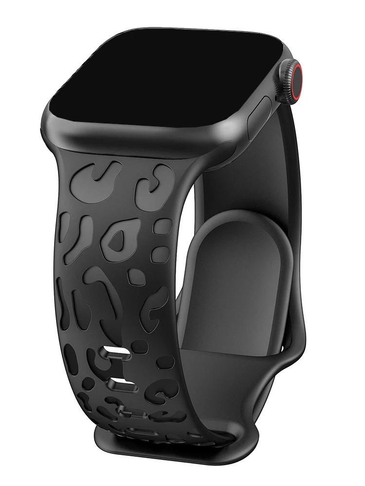 Ремешки Для Apple Watch ultra 2 3 Ремешок 49мм 45мм 44мм 42мм 41мм 40мм 46мм Гравированный correa браслет iwatch серия 7 se 6 8 9 10 11