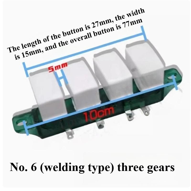 Suitable for Midea electric fan button switch, table fan, floor fan gear speed control switch button button