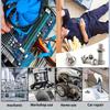 660pcs stainless steel Phillips head pan head screw, nut, and washer set; M2, M2.5, and M3 Phillips head bolt fastener set.