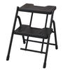 [BLKP] Pearl Metal Folding Step Stool, 2-Step Compact Ladder, Limited Edition, Black, BLKP, N-7727