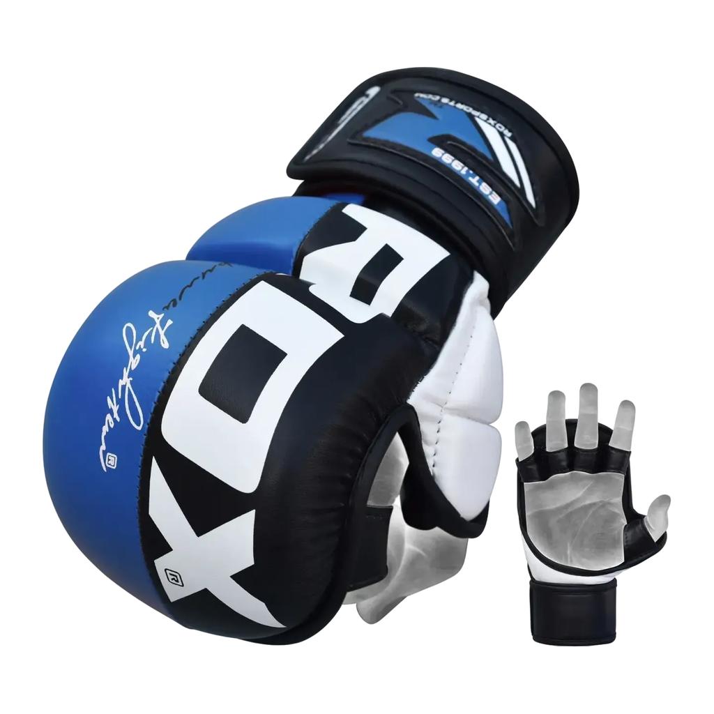 MMA Sparring Gloves RDX T6 Blue S