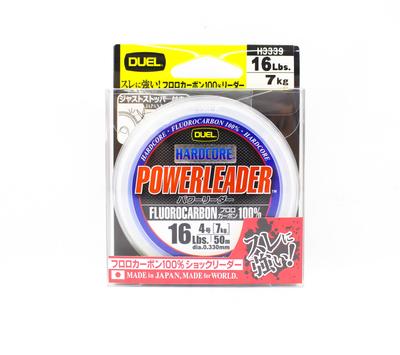 Yo Zuri Duel Hardcore Power Leader Флюорокарбон 16 фунтов 50 м H3339 (1158)