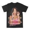 Унисекс Хлопковая Футболка Rihanna Летняя С Графикой Модная Повседневная