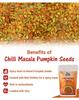 Семена Тыквы с Чили и Масалой (125 г), Chilli Masala Pumpkin,  True Elements