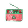Creative Christmas Clear Travel Bags Cartoon Make Up Organizer Unique Cosmetic Zipper Pouch  Girls