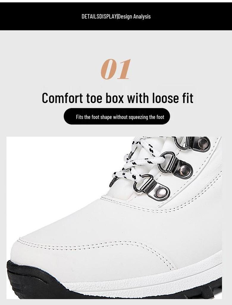 Унисекс Толстые Плюшевые Зимние Снежные Ботинки