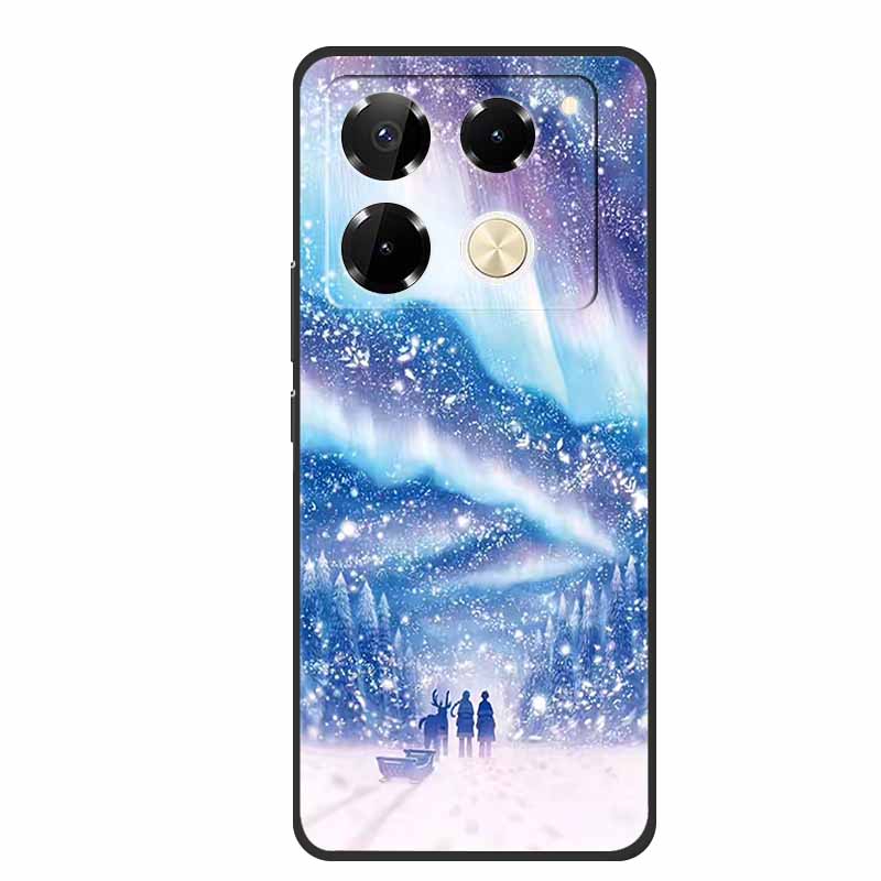 Чехол для Infinix Note 40 Pro 5G, мягкий силиконовый чехол из ТПУ, чехлы для телефона для Infinix Note 40 40pro 4G, Цветочки, Милый Coque Fundas