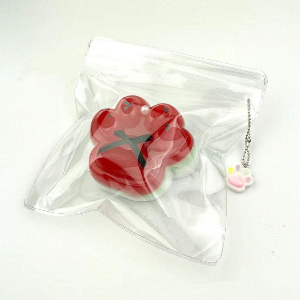 Sticky Cat Paw Squeeze Toy Watermelon Decompressing Pinching Cat Paw Cartoon Stress Relief Toys
