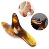 1pc Triangle Amber Foot Feet Massager Massage Acupuncture Shiatsu Gua Sha Tool