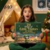 Christmas Advent Calendar 2026 Spirit Calendar, 24-Day Countdown Mini Figure Set, Elf Alien Gift Box for Family Fairy Ornament Collection, Resin