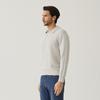 FERRAROMILANO Cotton Cashmere Blended Thierry Knit L/Grey (Am0Ftsy10132)