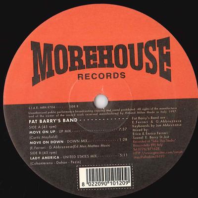 12-дюймовая пластинка FAT BARRY'S BAND - Move On MRH9704 MOREHOUSE 1997 Италия Танцевальная и Электронная Б/У