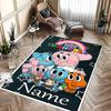 Custom personalization The Amazing World of Gumball Area Rug - Perfect For Kitchen, Bathroom,Laundry Room Decor Large Size Available,Gift All Seasons