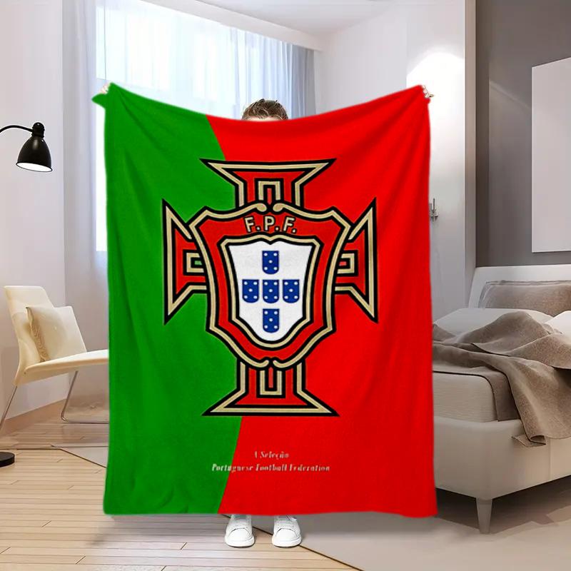 1PC Football pattern blanket, all season lightweight home office outdoor nap multifunctional blanket