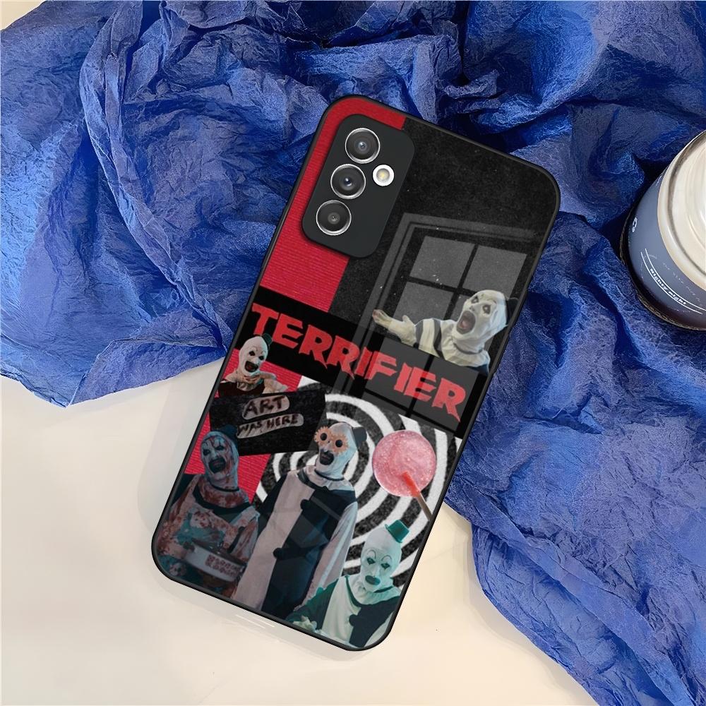 Horror Movie Terrifier Phone Case for Samsung S25 S24 S30 S21 S23 S20 S22 Fe S10 E S9 Note 20 Pro Ultra Plus glass Cover