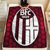 1PC Bologna FC 1909 Patterned Flannel Blanket Suitable For All Seasons for Home Decor Warmth and Comfort Gifts Holiday Present