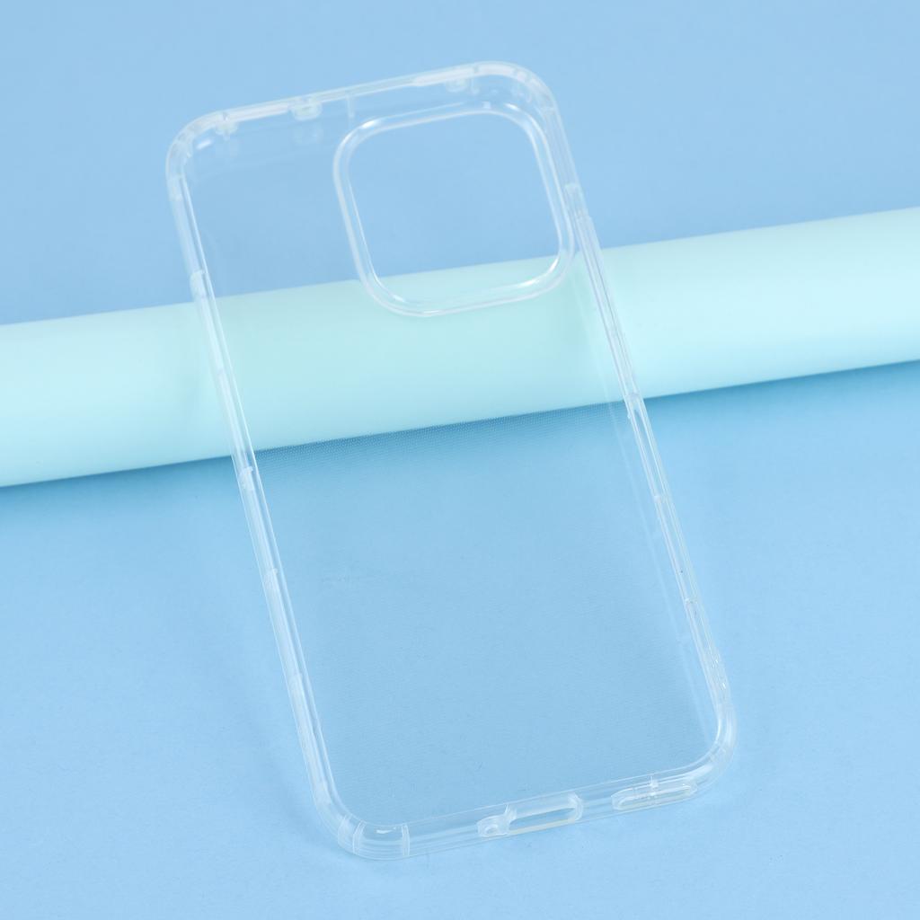 Для Oppo Reno14 F 5G Чехол Прозрачный ТПУ Чехол на заднюю панель телефона Защита подушками безопасности