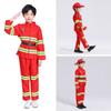 Костюм для вечеринки Детский костюм пожарного Косплей Костюм на Хэллоуин Одежда для выступления Дети