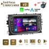 2 DIN Carplay Auto Radio Android Car Multimedia Video Player For Ford Focus Mondeo C-MAX S-MAX Galaxy II Kuga 7" HD Screen Mirror Link GPS 2+32GB