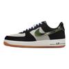 Nike Кроссовки унисекс Air Force 1 Low Black Patent Camo Swoosh Белые Резиновая подошва-Средне-Коричневый Summit-White HQ1967-100