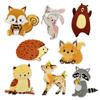 Cute Autumn Animal Costume Embroidery Patch Pack