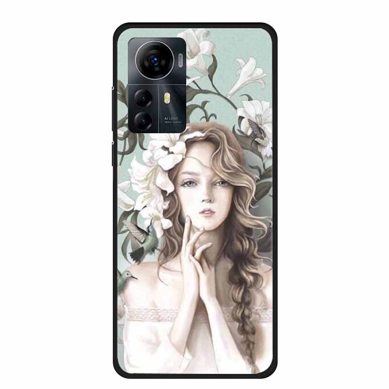 For ZTE Blade A72s 4G Case 2023 Fashion Cool Soft TPU Black Silicone Phone Cover for ZTE Optus X Max Back Cases Funda A 72s Etui