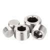 304 Stainless Steel Hex Thread Socket Cap Silver Tube Plug Male Thread Hexagon Plug Hardware