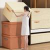 Large Capacity Clothes Storage Box Foldable Wardrobe Storage Bins with Lid Quilt Toys Sundries Storage Container Home Organizer
