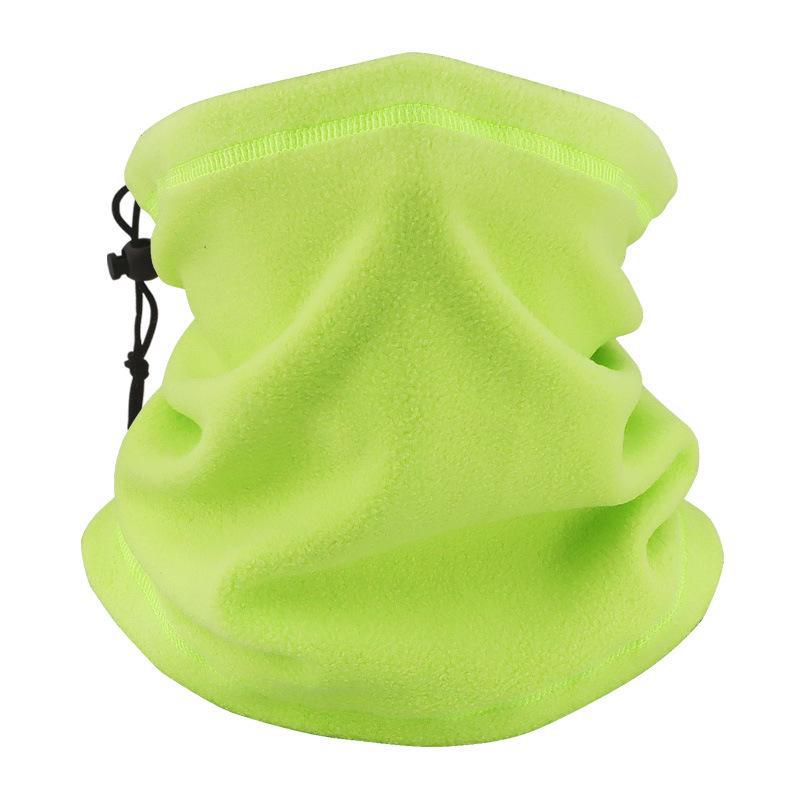 Мужской зимний шерстяной комплект из шапки и шарфа с флисовой маской — ветрозащитный и теплый для езды на велосипеде