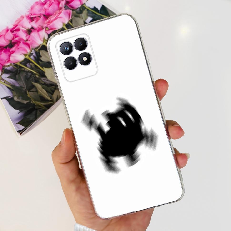 Чехол для Realme 8i Realme8i RMX3151 Милый мультяшный чехол с пандой Мягкий силиконовый чехол для Oppo Realme Narzo 50 Narzo50 Fundas Capa