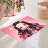 1PC Anime Charater Nezuko Door Mat Washable Non-Slip Living Room Sofa Chairs Area Mat Kitchen Doormat Area Rug