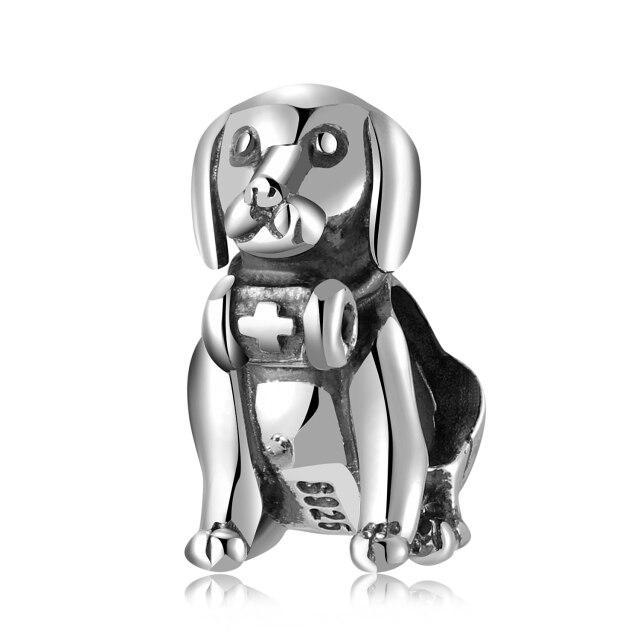 New Diy Gift Elegant 925 Sterling Silver Beads Faith Cross Life Tree Pet Cat Dog Fit Charms Bracelet Women Jewelry Making