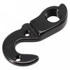 With 2 X Screw Bicycle Tail Hook Accessories Aluminum Alloy Bicycle Black